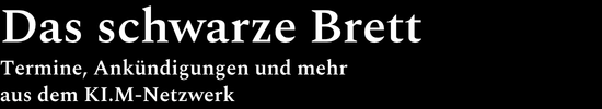 Das schwarze Brett
