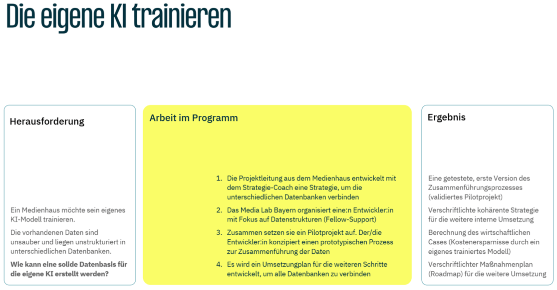 Die eigene KI trainieren